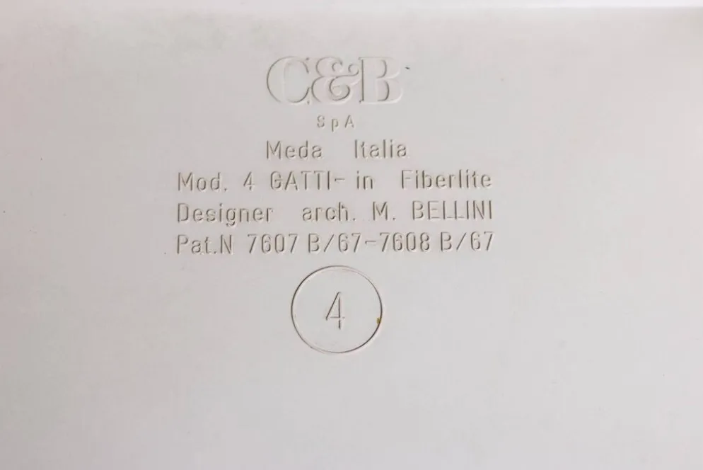 Ensemble de quatre tables gigognes Mario Bellini, Quattro Gatti, Italie, 1967