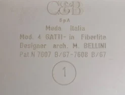 Ensemble de quatre tables gigognes Mario Bellini, Quattro Gatti, Italie, 1967