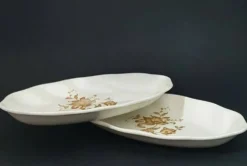 Ensemble de 2 raviers en faïence Salins modèle Digne