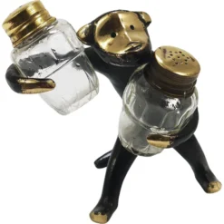 Ensemble de salières et poivrières singe Walter Bosse, Herta Baller, Autriche, années 1950