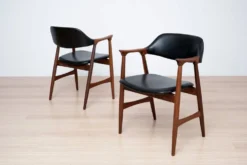 Ensemble de salle à manger des années 1960, 6 fauteuils Carlton par Låte Møbelfabrikk & Ex
