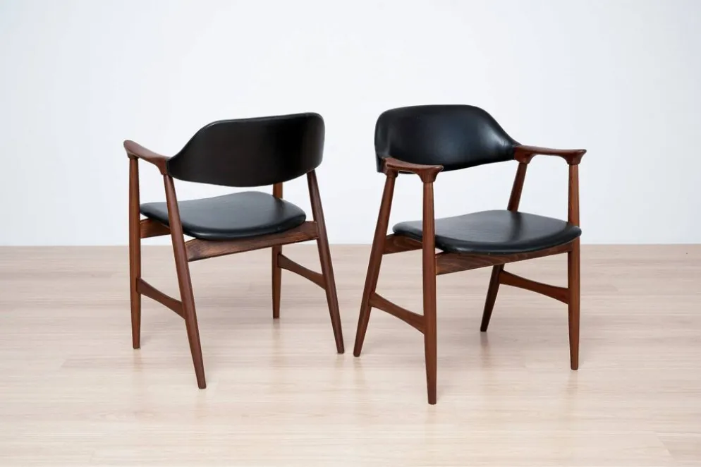 Ensemble de salle à manger des années 1960, 6 fauteuils Carlton par Låte Møbelfabrikk & Ex