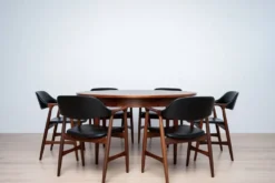 Ensemble de salle à manger des années 1960, 6 fauteuils Carlton par Låte Møbelfabrikk & Ex