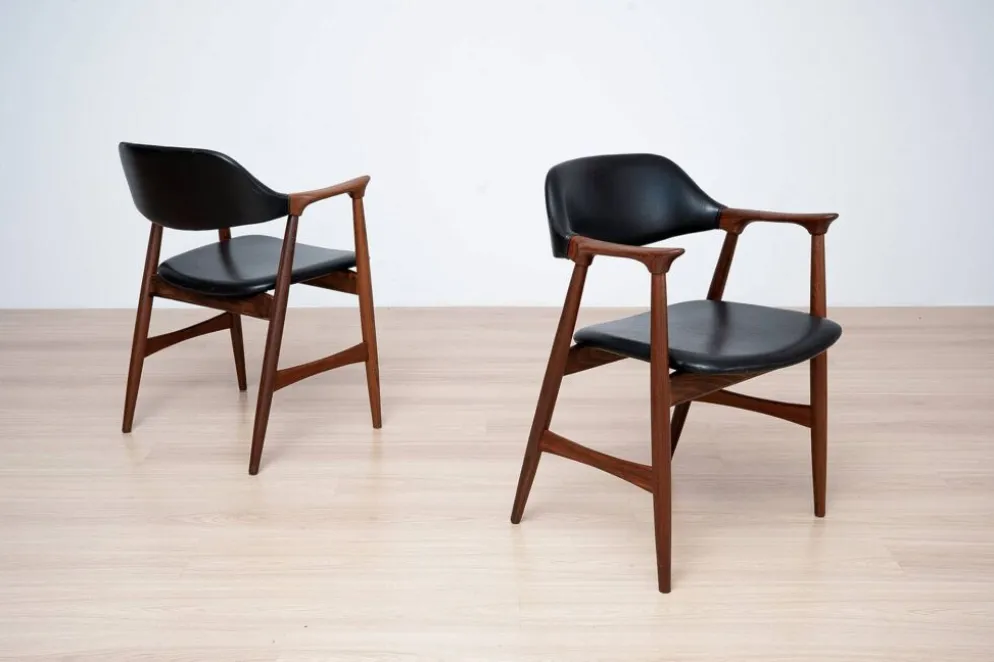Ensemble de salle à manger des années 1960, 6 fauteuils Carlton par Låte Møbelfabrikk & Ex