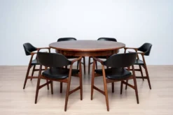 Ensemble de salle à manger des années 1960, 6 fauteuils Carlton par Låte Møbelfabrikk & Ex
