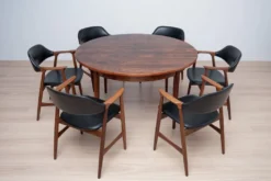 Ensemble de salle à manger des années 1960, 6 fauteuils Carlton par Låte Møbelfabrikk & Ex