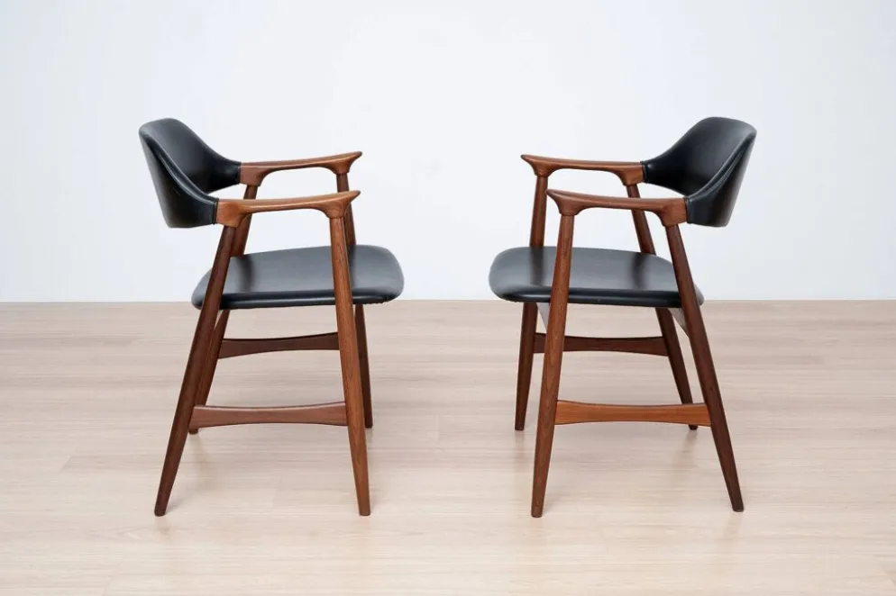 Ensemble de salle à manger des années 1960, 6 fauteuils Carlton par Låte Møbelfabrikk & Ex