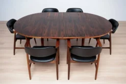 Ensemble de salle à manger des années 1960, 6 fauteuils Carlton par Låte Møbelfabrikk & Ex