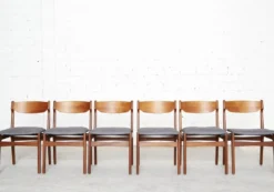 Ensemble de salle à manger en teck du milieu du siècle par Anderstrup/Velje