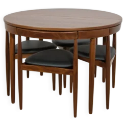 Ensemble de salle à manger Mid-Century par Hans Olsen pour Frem Røjle, Danemark, années 1950, ensemble de 5.