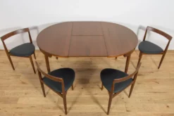 Ensemble de salle à manger Mid-Century par Hans Olsen pour Frem Røjle, Danemark, années 1950, ensemble de 5.