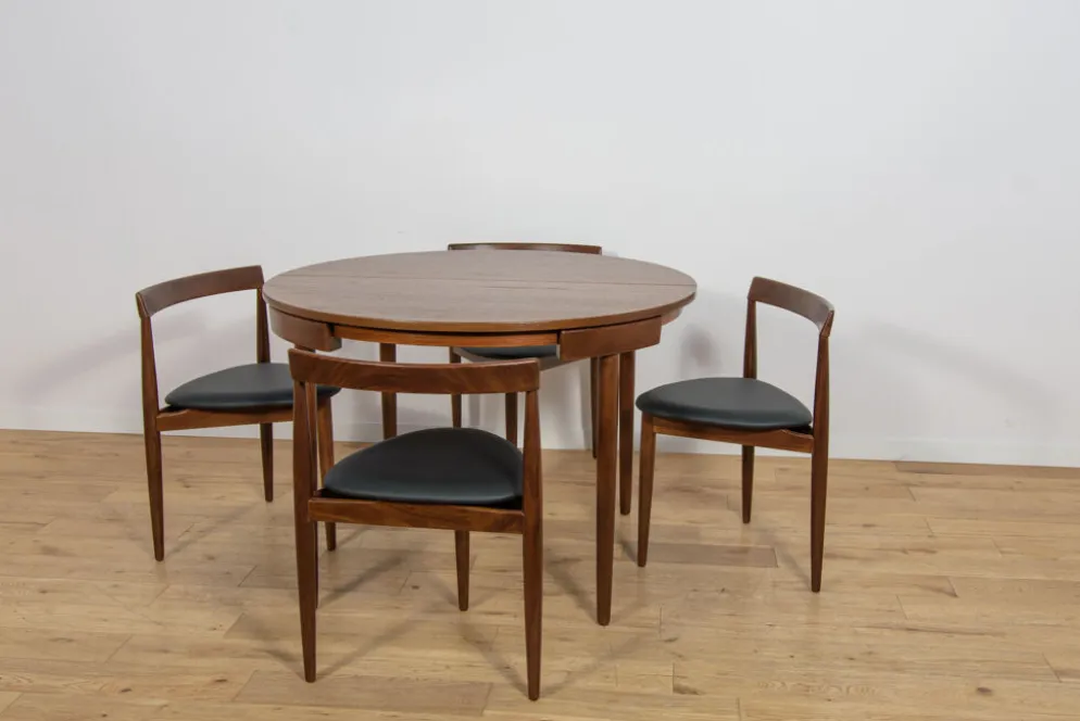 Ensemble de salle à manger Mid-Century par Hans Olsen pour Frem Røjle, Danemark, années 1950, ensemble de 5.