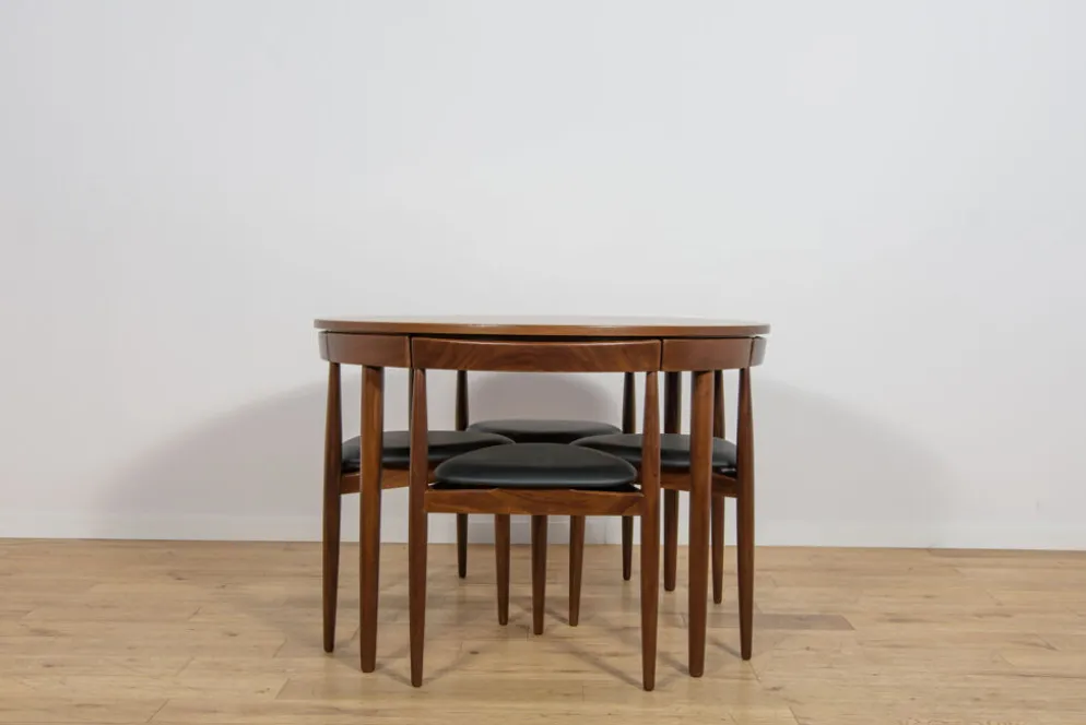 Ensemble de salle à manger Mid-Century par Hans Olsen pour Frem Røjle, Danemark, années 1950, ensemble de 5.