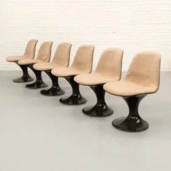 Ensemble de salle à manger Orbit Herman Miller des années 1970