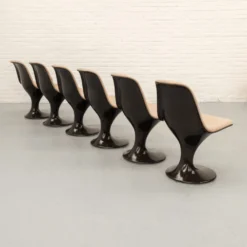 Ensemble de salle à manger Orbit Herman Miller des années 1970