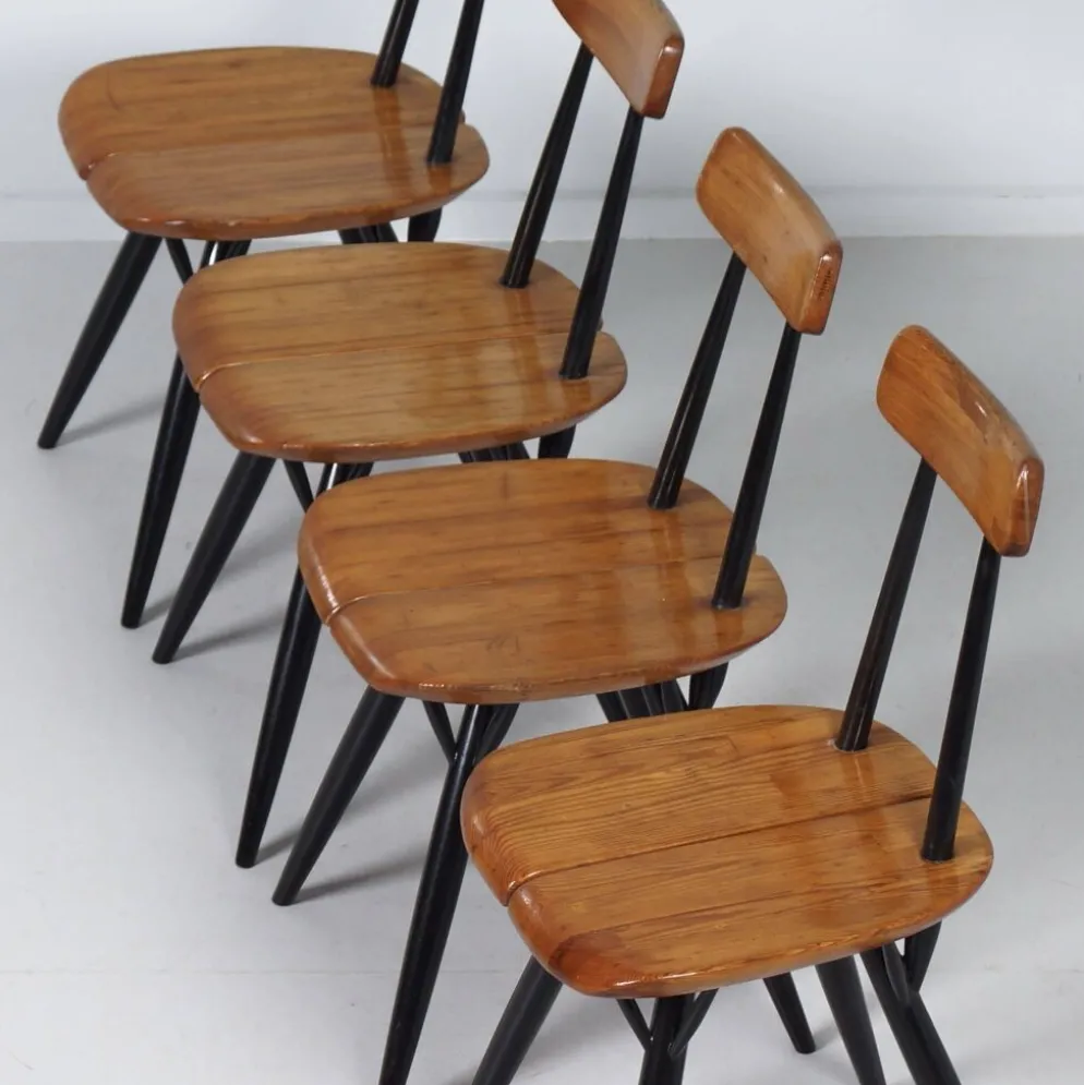 Ensemble de salle à manger Pirkka par Ilmari Tapiovaara pour Asko & Laukaan Puu, années 1950.