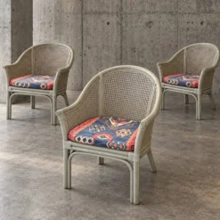 Ensemble de salle à manger Rohé Noordwolde / table / 4 chaises assorties / années 1980 / très bon état