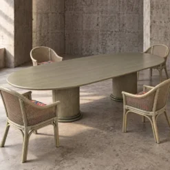 Ensemble de salle à manger Rohé Noordwolde / table / 4 chaises assorties / années 1980 / très bon état