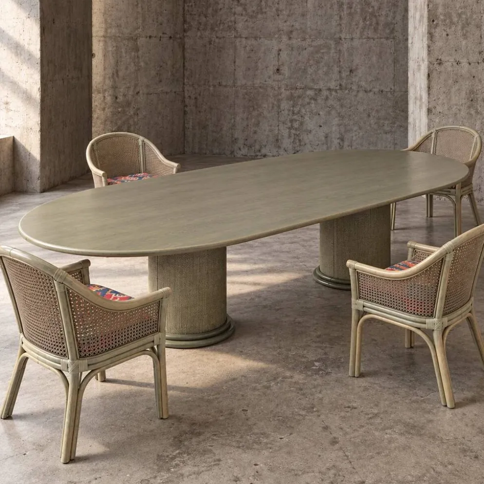 Ensemble de salle à manger Rohé Noordwolde / table / 4 chaises assorties / années 1980 / très bon état