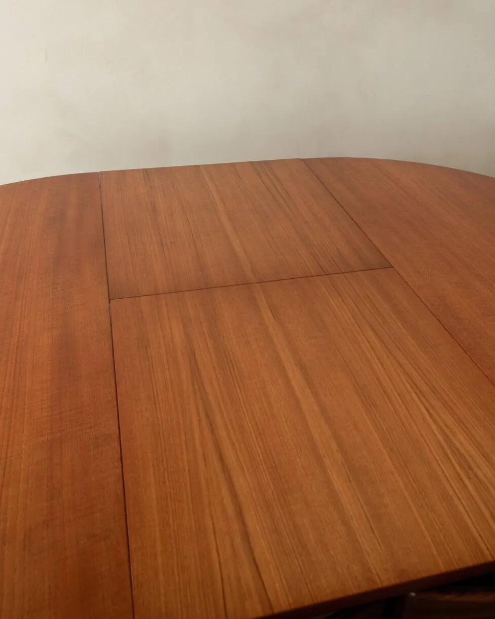 Ensemble de salle à manger rond en teck de style mid-century par Hans Olsen pour Frem Røjle, années 1950.
