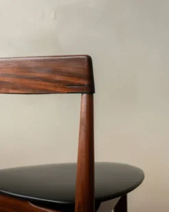 Ensemble de salle à manger rond en teck de style mid-century par Hans Olsen pour Frem Røjle, années 1950.