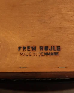 Ensemble de salle à manger rond en teck de style mid-century par Hans Olsen pour Frem Røjle, années 1950.