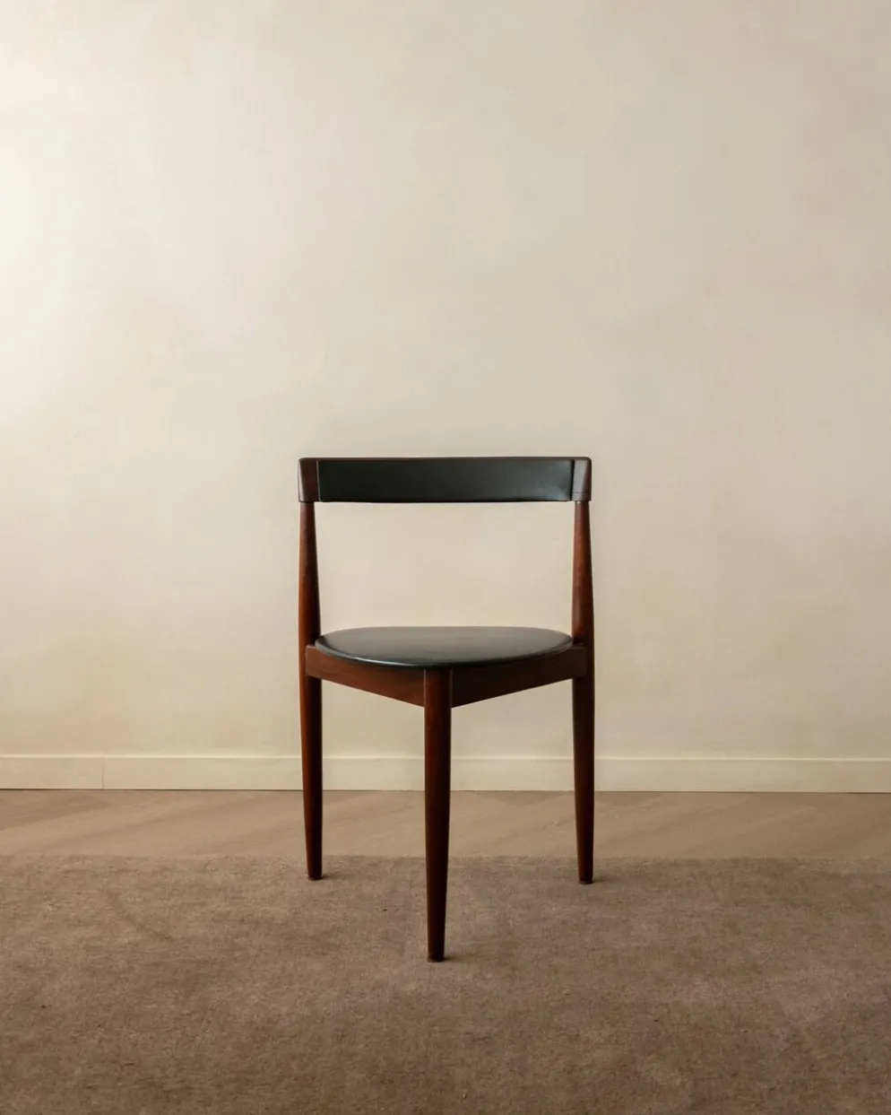Ensemble de salle à manger rond en teck de style mid-century par Hans Olsen pour Frem Røjle, années 1950.