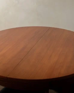 Ensemble de salle à manger rond en teck de style mid-century par Hans Olsen pour Frem Røjle, années 1950.