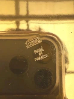 Ensemble de seau à glace, bouteille et shaker en rotin et chrome, France 1970