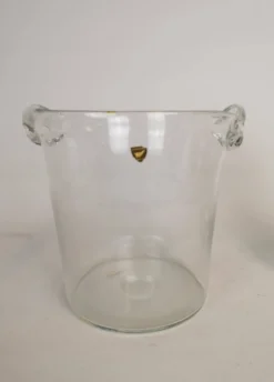 Ensemble de seau à glace et shaker Orrefors Nils Landberg, Suède, années 1950