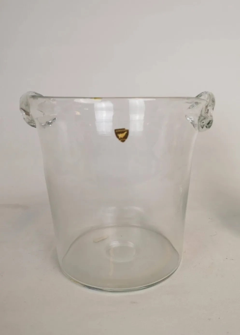 Ensemble de seau à glace et shaker Orrefors Nils Landberg, Suède, années 1950