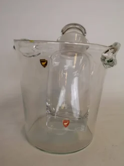 Ensemble de seau à glace et shaker Orrefors Nils Landberg, Suède, années 1950