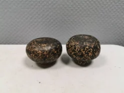 Ensemble de sel et poivre en céramique. Danois, estimé des années 1980.