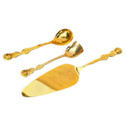 Ensemble de service doré