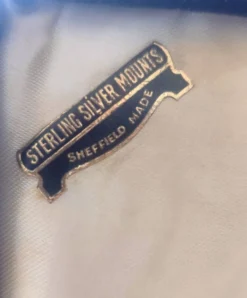 Ensemble de service à poisson vintage de Sheffield pour 6 – Poignées en os véritable – Argent sterling