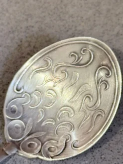 Ensemble de service pour hors d'œuvre et dessert en argent sterling suédois antique, 1949