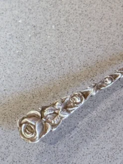 Ensemble de service pour hors d'œuvre et dessert en argent sterling suédois antique, 1949