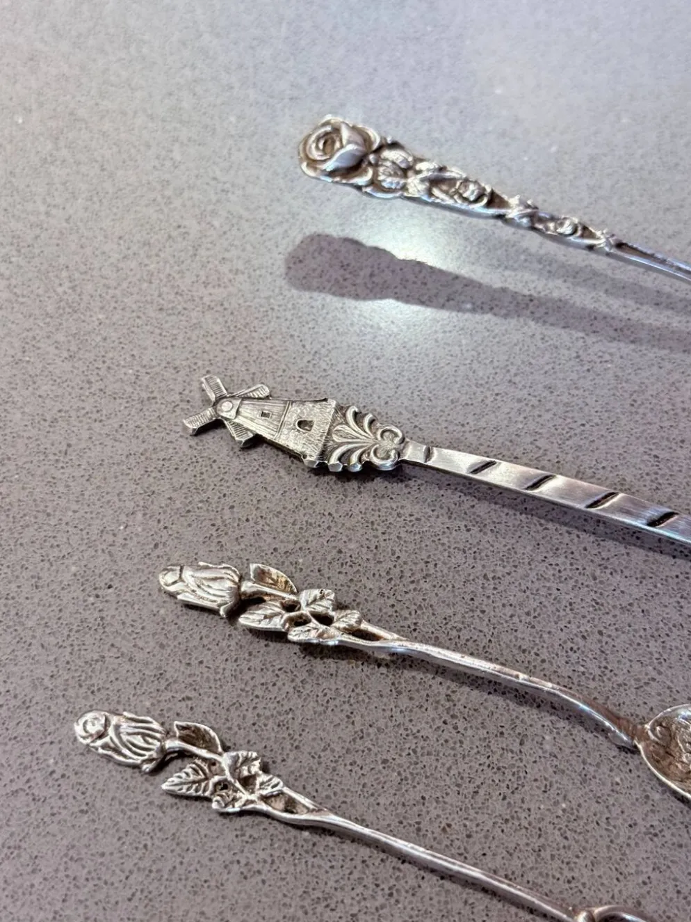 Ensemble de service pour hors d'œuvre et dessert en argent sterling suédois antique, 1949