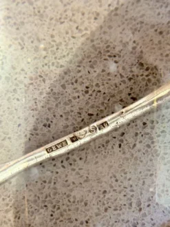 Ensemble de service pour hors d'œuvre et dessert en argent sterling suédois antique, 1949