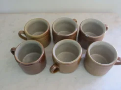Ensemble de six tasses à cidre