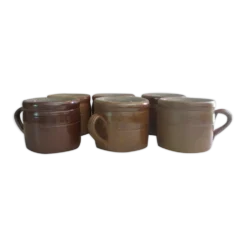 Ensemble de six tasses à cidre