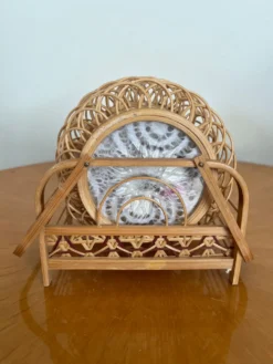 Ensemble de sous verre papillon vintage
