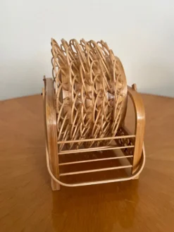Ensemble de sous verre papillon vintage