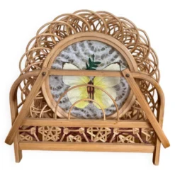 Ensemble de sous verre papillon vintage