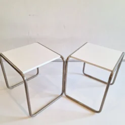 Ensemble de 2 tables d'appoint B9 Marcel Breuer pour Tecta