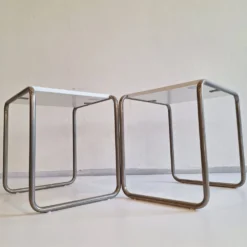 Ensemble de 2 tables d'appoint B9 Marcel Breuer pour Tecta