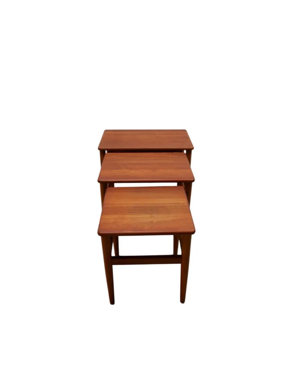 Ensemble de 3 tables d'appoint, danoise des années 1960.