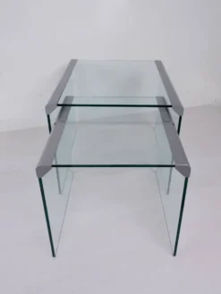 Ensemble de 2 tables d'appoint par Gallotti & Radice