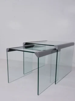 Ensemble de 2 tables d'appoint par Gallotti & Radice