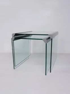 Ensemble de 2 tables d'appoint par Gallotti & Radice